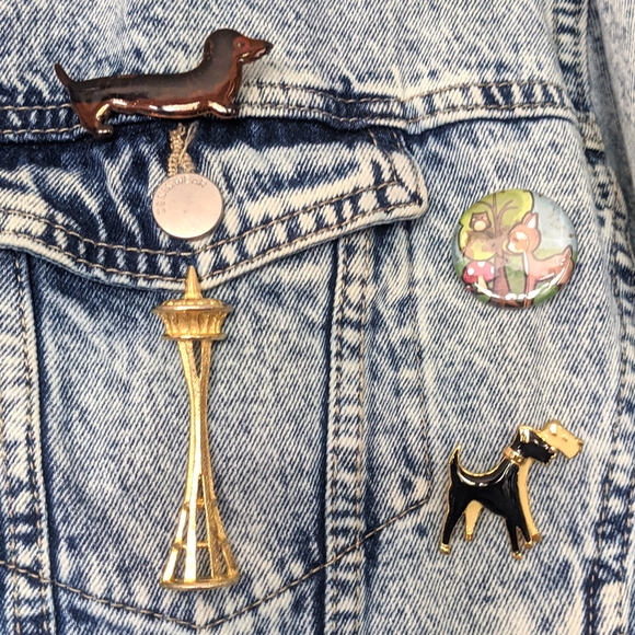 Custom Denim Jacket with 30 pins! - Picture 8 of 14